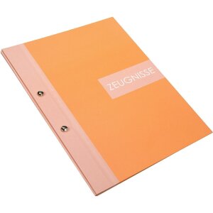 Mapa na certyfikaty Goldbuch Zweiklang papaya 24x31 cm