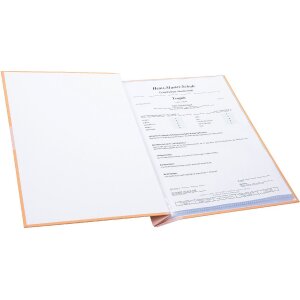 Mapa na certyfikaty Goldbuch Zweiklang papaya 24x31 cm