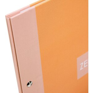 Mapa na certyfikaty Goldbuch Zweiklang papaya 24x31 cm