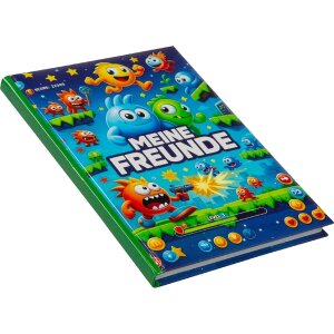 Album na przyjaźnie Goldbuch Level Up! 15x21 cm – 88 ilustrowanych stron, druk artystyczny