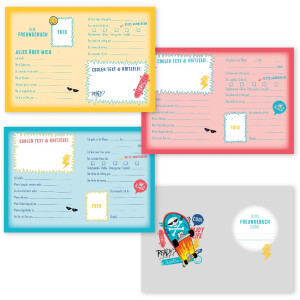 Album przyjaciół Goldbuch – skateboards, 15x21 cm, 88 stron z ilustracjami