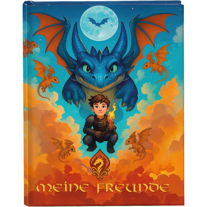 Album przyjaciół Goldbuch Drachenfreund 15x21 cm – przyjaciel smoka