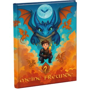 Album przyjaciół Goldbuch Drachenfreund 15x21 cm – przyjaciel smoka