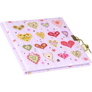 Dzienniczek Goldbuch Sweet Beat 16,5 x 16,5 cm – z zamkiem i wyraźnością złotą