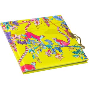 Dzień zapisowy Wild Life Lemurs 16,5 x 16,5 cm – złoty lub srebrny