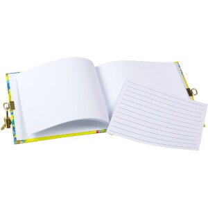 Dzień zapisowy Wild Life Lemurs 16,5 x 16,5 cm – złoty lub srebrny