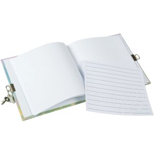 Dzienniczek Goldbuch Wiesenglück 16,5x16,5 cm – biały z zamek zabezpieczającym