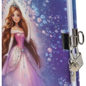 Dziennik Prinzessin Sternenglanz 16x16 cm – elegancki notatnik z wzorem księżniczki od Goldbuch
