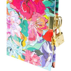 Dziennik Goldbuch Velvet Bloom 16x16 cm – zamek złoty lub srebrny
