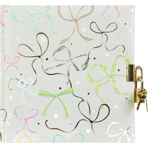 Dziennik Goldbuch Ribboné mint 16,5 x 16,5 cm, z złotym nadrukiem i zamekiem