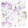Dziennik Goldbuch Orchid Mood White 16x16 cm – z wypukłością złotą i zapięciem złotym