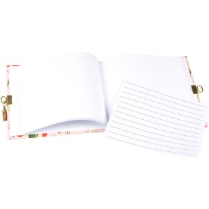 Dziennik Secret Garden Goldbuch – różowy, 16x16 cm, z motywem roślinnym