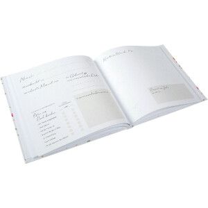 Goldbuch Gästebuch Floral Embrace 24x22 cm, goldprägiert, ohne Pergamin