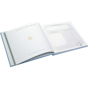 Goldbuch Babytagebuch Wolkenpoesie blau 24x22 cm