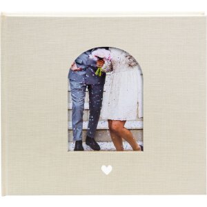 Książka gości Goldbuch Herzensmoment – beżowa,...