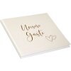 Album gości Goldbuch „Herzklopfen” 24x22 cm – złoty, ilustrowany, elegancki zapis gości