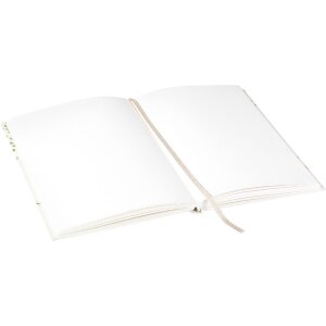 Notatnik Goldbuch Garden Calm 15x22 cm – 200 stron, sznurkowe, z przetłoczeniem w złocie