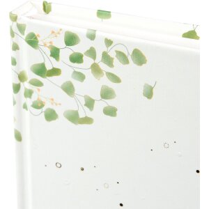 Notatnik Goldbuch Garden Calm 15x22 cm – 200 stron, sznurkowe, z przetłoczeniem w złocie