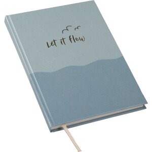 Notatnik Goldbuch „let if flow” – 15x22 cm, 200 stron, złote wzory, papier 100 g/m²