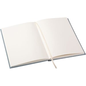 Notatnik Goldbuch Ideenreich 15x22 cm, biało-złoty, lniany z znacznikiem