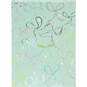 Notatnik Goldbuch z wstążką taupe 15x22 cm, zapięcie sznurekowe, szlifowanie złotym nadrukiem