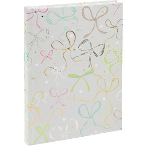 Notatnik Goldbuch Ribboné mint, 15x22 cm, elegancki z tłoczonym wzorem złotym