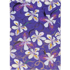 Notatnik Goldbuch Orchid Mood – fioletowy, 15x22 cm, 200 stron, przyczepka na szpachlach