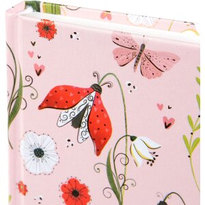 Goldbuch Notizbuch Secret Garden pink 15x22 cm mit 200 blanko Seiten