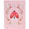 Notatnik Goldbuch Secret Garden – wzór z motylami i ważkami w kolorze różu, 15x22 cm