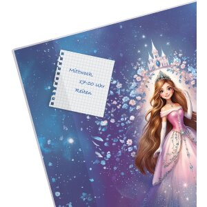 Szkło akrylowe do pisania Prinzessin Sternenglanz 49x38 cm – z kolorowym motywem księżniczki od Goldbuch