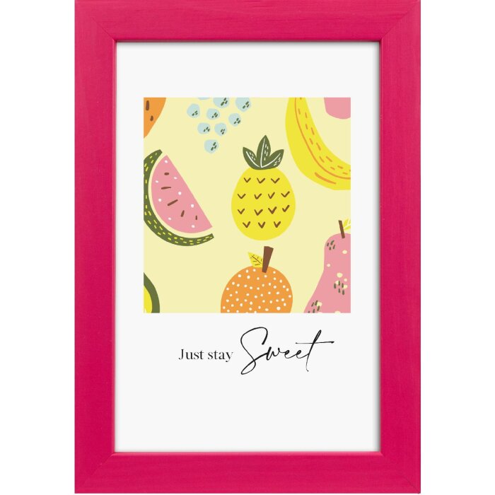 Ramka na zdjęcia Goldbuch Lunaro 10x15 cm, różowa z szkłem normalnym