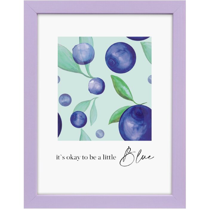 Ramka na zdjęcia Goldbuch Lunaro, fioletowa 15x20 cm, z szkłem normalnym