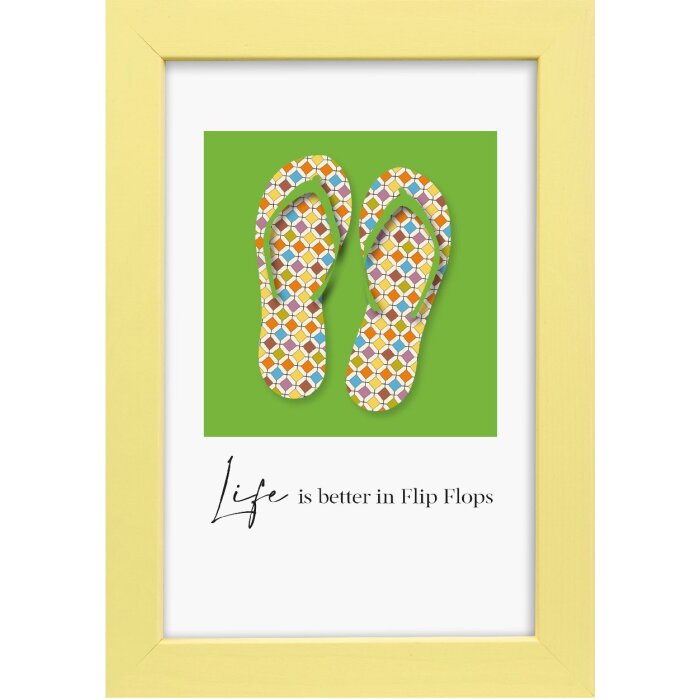 Ramka na zdjęcia Goldbuch Lunaro żółta 10x15 cm z szkłem normalnym