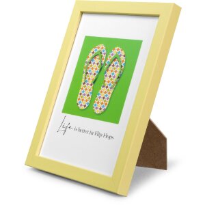 Rama na zdjęcia Goldbuch Lunaro żółta 13x18 cm z szkłem normalnym