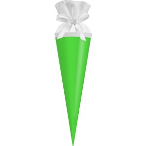 Tüte na prezenty Goldbuch z wełnianym zapięciem neonowo-zielonym, 10x30 cm