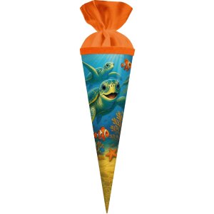 Torba na rodzeństwo „Meeresfreunde” 35x11 cm, lakierowany karton, zamknięcie wełniane