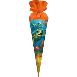 Torba na rodzeństwo „Meeresfreunde” 35x11 cm, lakierowany karton, zamknięcie wełniane