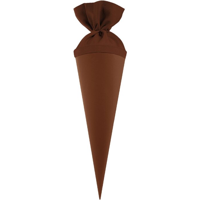 Tüte do pakowania prezentów z wełnianym zapięciem czekoladowym 10x30 cm – Goldbuch