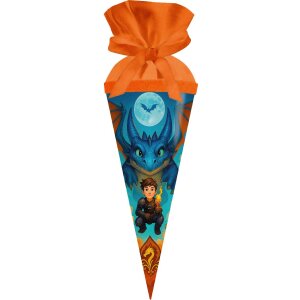 Goldbuch Drachenfreund 50 cm rund, lackierter Karton mit Filzverschluss