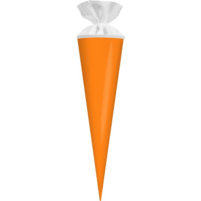 Tęczowa torba na zabawki szkolne z zapięciem neonowo-pomarańczowym 19x70 cm