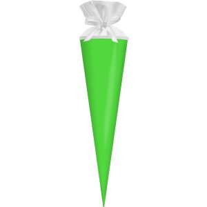 Torba szkolna na prezenty z szylkiem neonowo-zielonym 19x70 cm – Goldbuch