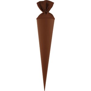 Torba szkolna Goldbuch z wełnianym zapięciem czekoladowym 19x70 cm