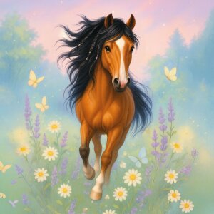 Pudełko na prezenty Goldbuch „Wiesenglück” – 85 x 19 cm, sześciokątne, do szkoły i zabaw