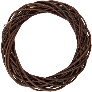 Clayre & Eef 6RO0604M Rattan-Kranz Braun Ø...