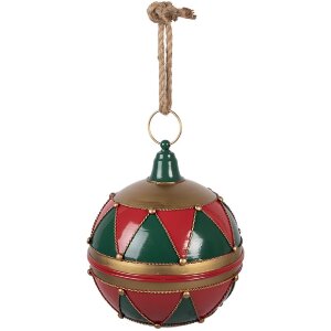 Clayre & Eef 6Y5985 Christbaumkugel Ø 31x36 cm...