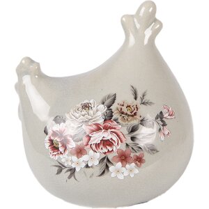 Dekoracja wisząca w kształcie kury – szarość i...