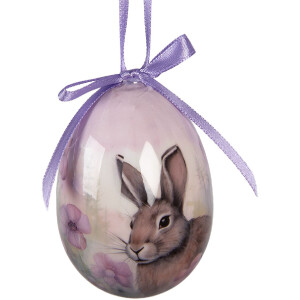 Zestaw 9 kolorowych jaj do wiszenia – dekoracja ścienna Ø 5x8 cm