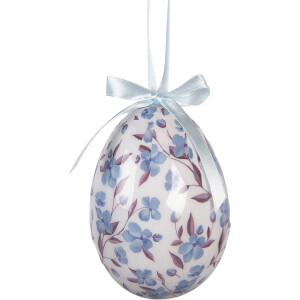 Zestaw 6 wiszących ozdób w kształcie jaja Ø 7x10 cm – kolorowy dekor do pokoju dziecięcego