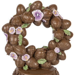 Dekoracyjne jajko Clayre & Eef, brązowo-zielone, 17x11x19 cm