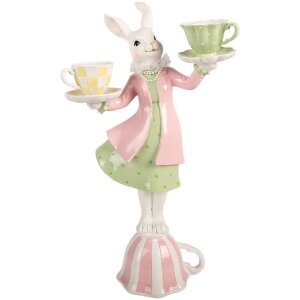 Świecznik w kształcie zająca Clayre & Eef,...